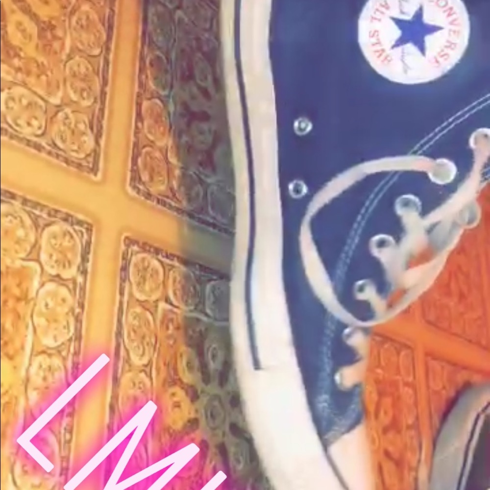 Blue converse chuck taylor